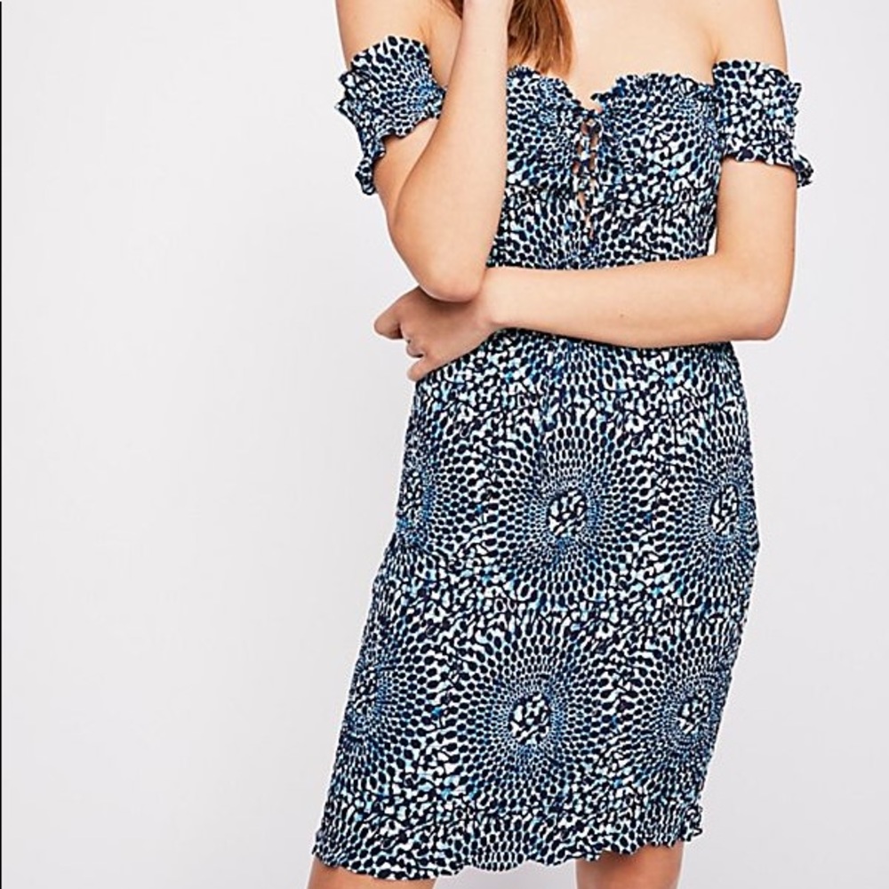 Free people little blue dress